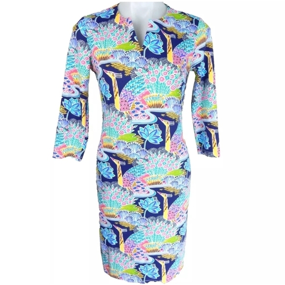 J. Mclaughlin Carly Paradis Peacock Dress - Picture 2 of 4